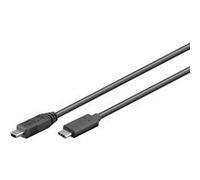 Microconnect usb3.1cmb505 0.5m usb c mini-usb b noir câble usb