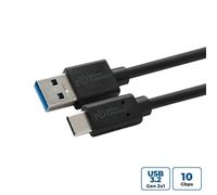 Microconnect USB3.2CA0.25 câble USB USB 3.2 Gen 2 (3.1 Gen 2) 0,25 m USB A USB C Noir