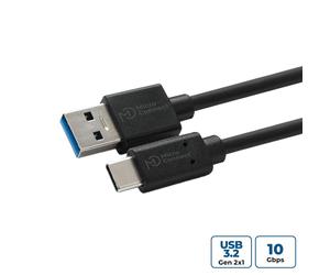 Microconnect USB3.2CA0.25 câble USB USB 3.2 Gen 2 (3.1 Gen 2) 0,25 m USB A USB C Noir