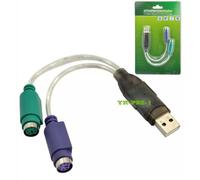 Microconnect USBA2PS2 câble PS/2 0,3 m Gris