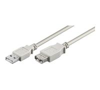 MicroConnect Câble d'extension USB 2.0 Mâle-Femelle 0,5 m – 0,48 Gbit/s, synchronisation et charge