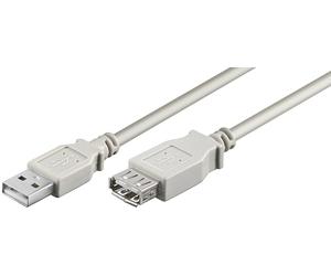 Microconnect USBAAF05 câble USB USB 2.0 0,5 m USB A Gris