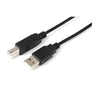 Microconnect USBAB01B câble USB USB 2.0 0,1 m USB A USB B Noir