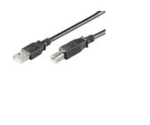 Microconnect USBAB2B câble USB 1,8 m 2.0 USB A USB B Noir - Câbles USB (1,8 m, USB A, USB B, 2.0, Male connector / Male connector, Noir)