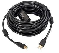 MicroConnect, Active USB 2.0 A-B Cable, 5m, With integrated, repeater/amplifier, Up to 480 Mbps data transfer,