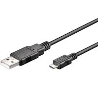 Microconnect USBABMICRO1 câble USB USB 2.0 1 m USB A Micro-USB B Noir