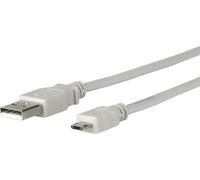 Microconnect USBABMICRO5G câble USB USB 2.0 5 m Micro-USB B USB A Gris
