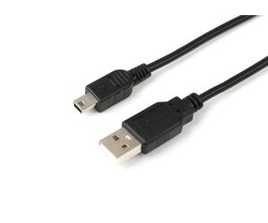 Microconnect USBAMB51 câble USB USB 2.0 1 m USB A Mini-USB B Noir