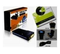 Microconnect USBDVI Adaptateur et connecteur de câbles USB 2.0 DVI Noir