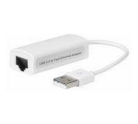 Microconnect USBETHW convertisseur de support réseau Blanc