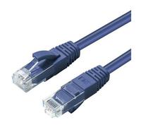 MicroConnect Câble réseau Ethernet RJ45 CAT5e U/UTP 3 mètres - Blindage, connecteurs dorés, protection verrouillage - Pour réseau Gigabit 10/100/1000 Mbit - Bleu