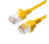 Microconnect V-FTP6A01Y-SLIM câble de réseau Jaune 1 m Cat6a U/FTP (STP)