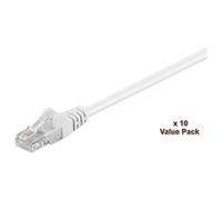 Microconnect V-UTP5005WVP câble de réseau Blanc 0,5 m Cat5e U/UTP (UTP)