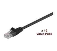 Microconnect V-UTP502SVP câble de réseau Noir 2 m Cat5e U/UTP (UTP) Rond