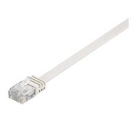 Microconnect V-UTP60025W-FLAT câble de réseau Blanc 0,25 m Cat6 U/UTP (UTP) Plat