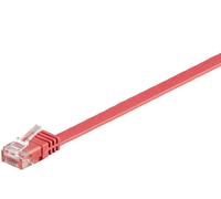 Microconnect V-UTP601R-FLAT câble de réseau Rouge 1 m Cat6 U/UTP (UTP)