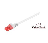 Microconnect V-UTP601WVP câble de réseau Blanc 1 m Cat6 U/UTP (UTP)