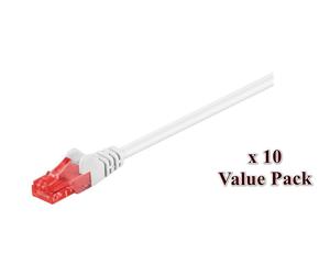 Microconnect V-UTP601WVP câble de réseau Blanc 1 m Cat6 U/UTP (UTP)