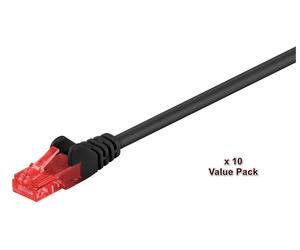 Microconnect V-UTP602SVP câble de réseau Noir 2 m Cat6 U/UTP (UTP)