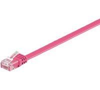Microconnect V-UTP605PI-FLAT câble de réseau 5 m Cat6 U/UTP (UTP) Rose