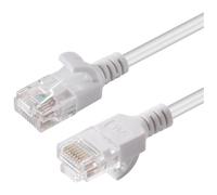 Microconnect V-UTP6A0025W-SLIM câble de réseau Blanc 0,25 m Cat6a U/UTP (UTP)