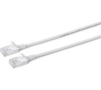 Microconnect V-UTP6A01W-SLIM Câble réseau 1 m Cat6a U/UTP (UTP) Blanc (V-UTP6A01W-SLIM)