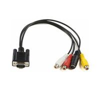 MicroConnect - VGA/S-Vidéo/câble composite - HD-15 (VGA) (M) pour 4 broches mini-din, RCA (F) - 30 cm