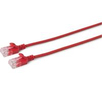 Microconnect W125628030 Câble réseau rouge 0,25 m Cat6a U/UTP (UTP) (V-UTP6A0025R-SLIM)