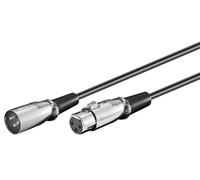 Microconnect xlrmf05 0.5m xlr (3-pin) xlr (3-pin) noir câble audio