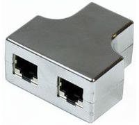 MicroConnect Y-ADAPTER - Répartiteur de réseau - RJ-45 (M) pour RJ-45 (F) - blindé