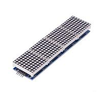 Microcontrôleur d'affichage LED 4 en 1 pour Arduino pour - Point de ligne 5P pour module matriciel avec interface série, circuit imprimé 5 V pour contrôle industriel (vert)