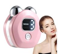 Microcurrent Facial Device, Portable Face Massager, Abs, Electroplating Skin Toning and Sculpting Tool, Electric Facial Roller for Home and Travel, Enhances Skin Firmness and Glow, 13.5x9.2x3.2cm