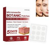Microdarts Pansements pour éliminer les traces de peau et les verrues - Kit de micro-aiguilles avec extraits de plantes naturels, patchs de soin doux et efficaces pour tous les types de peau