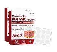 Microdarts Pansements pour éliminer les traces de peau et les verrues - Kit de micro-aiguilles avec extraits de plantes naturels, patchs de soin doux et efficaces pour tous les types de peau