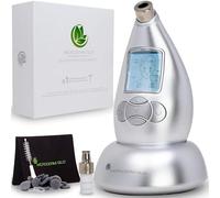 Microderm GLO Diamond Machine de microdermabrasion et outil d'aspiration Kit de micro dermabrasion clinique, système avancé de traitement du visage à domicile et exfoliant pour une peau éclatante