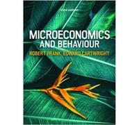 Microeconomics and Behaviour 3e by Robert Frank Robert Frank (Auteur)