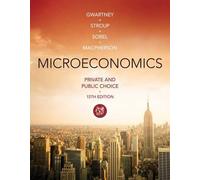Microeconomics: Private And Public Choice