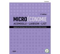 Microéconomie - 2e édition - Daron Acemoglu - Erpi - broché - Manuel