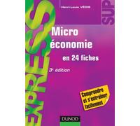 Microéconomie - 3e édition - en 24 fiches - Henri-Louis Védie - Dunod - broché - Etude