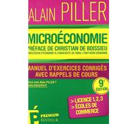 Microéconomie: Manuel d'exercices corrigés avec rappels de cours