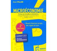 Microéconomie: Manuel d'exercices corrigés avec rappels de cours