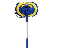 Microfiber Car Cleaning Mop - Retractable Extendable Wash Tool, Soft Head | Auto Duster, Easy Grip Vehicle Care Accessory, Multi Cleaning Equipment | Car Detailing Support, Dust Removal Convenie