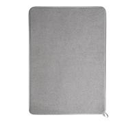 Microfiber Dish Pad - Kitchen Drying Mat for Countertops | Heat Resistant Non Slip Design with Super Absorbent Texture & Quick Dry Feature for Utensils, Cups in Apartment, Restaurant and Farmhouse