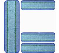 Microfiber Mop Head Replacement Pads 6 Pack | Size 46.5x13.5cm Usage Scenario: 6 Pcs Multi-Surface Floor & Spray Mop Cleaning