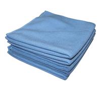 Microfibre 320 g/m² 400x400mm bleue - lot de 5 pcs KARZHAN - 14008