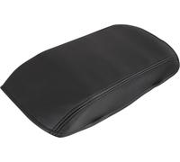 Microfibre Cuir Voiture Centre Console Couvercle Accoudoir Couverture Peau Noir