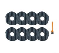 Microfibre Réutilisable pour Eufy pour x10 Pro pour x9 Pro Microfibre(A) | Compatible pour x10 Pro/ pour omni/ pour x9 pour Pro, lavable machine, séchage rapide, réutilisable longtemps, gris
