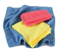 Microfibre - TECTAKE - Lot de 30 chiffons en microfibres 35 x 35 cm lavables et durables pour un usage polyvalent - Multicolore