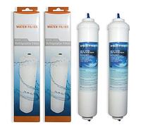 Microfilter Lot de 2 filtres à eau pour réfrigérateur, DA2010CB, compatibles avec Samsung, LG, GE, Whirlpool, NSF