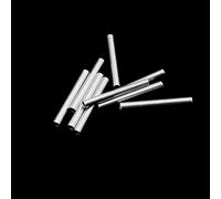 Microfluidic System Tube Connector Set - 10 Stainless Steel Adapters for PDMS Chip Fluid Transfer(0.3x0.6x16mm)
